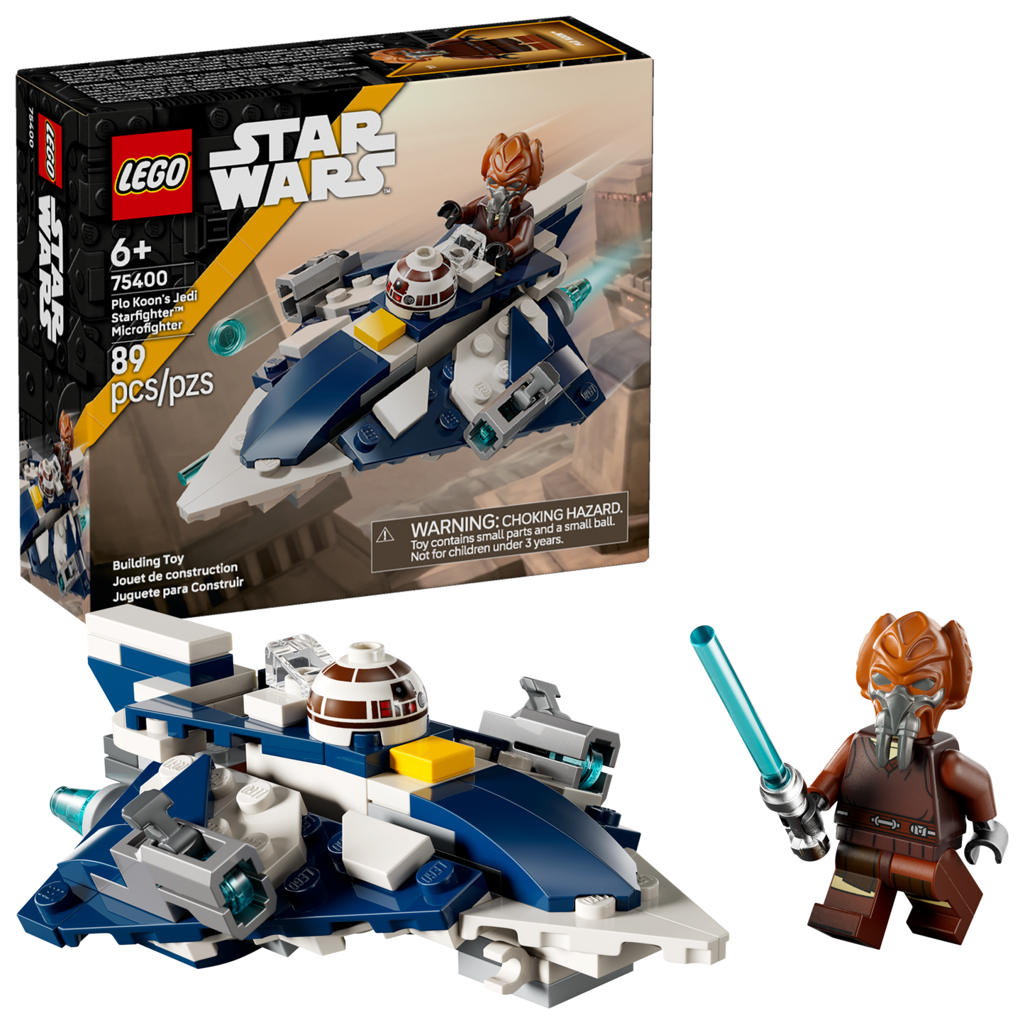 LEGO 75400 Microfighter Jedi Starfighter di Plo Koon