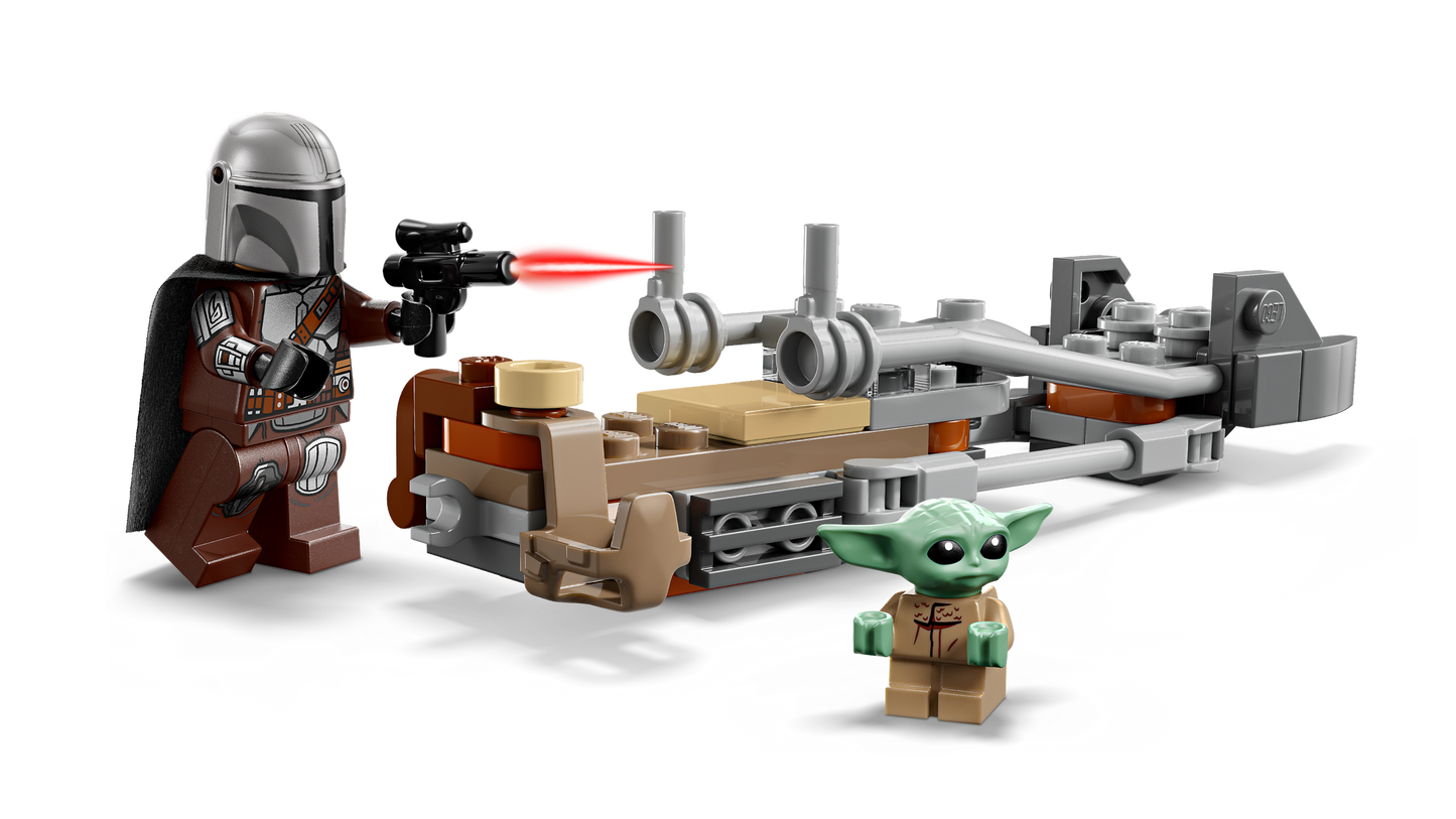 LEGO 75436 Star Wars Speeder Bike del Mandaloriano e di Grogu