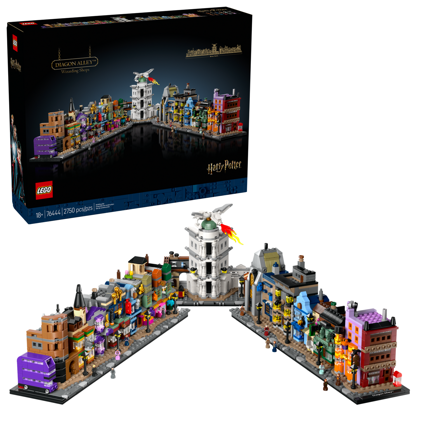 LEGO 76444 Negozi di magia di Diagon Alley™