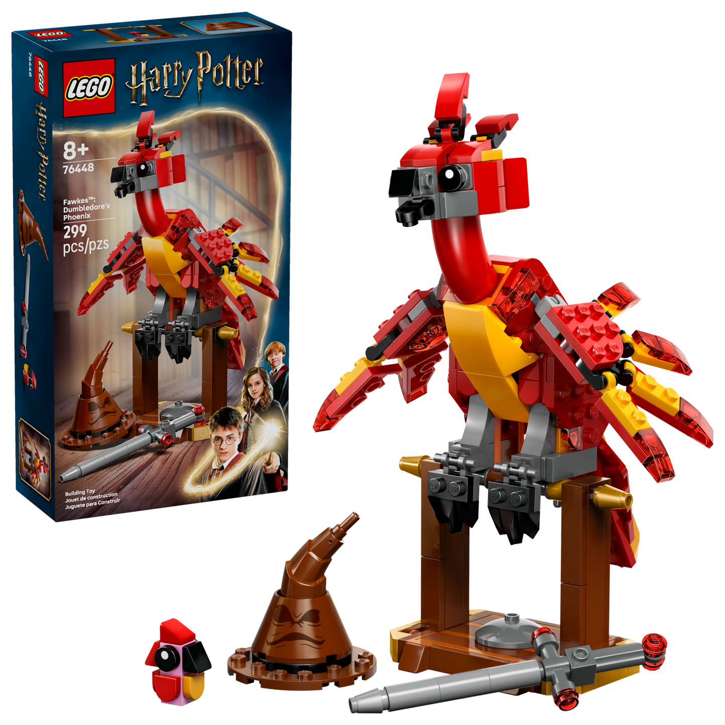 LEGO 76448 Fanny: la Fenice di Albus Silente