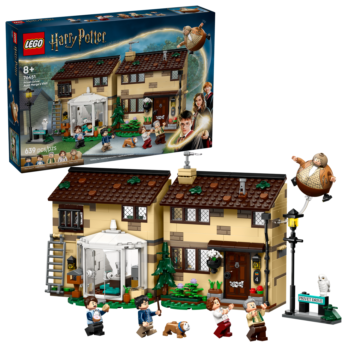 LEGO 76451 Privet Drive: la visita di zia Marge