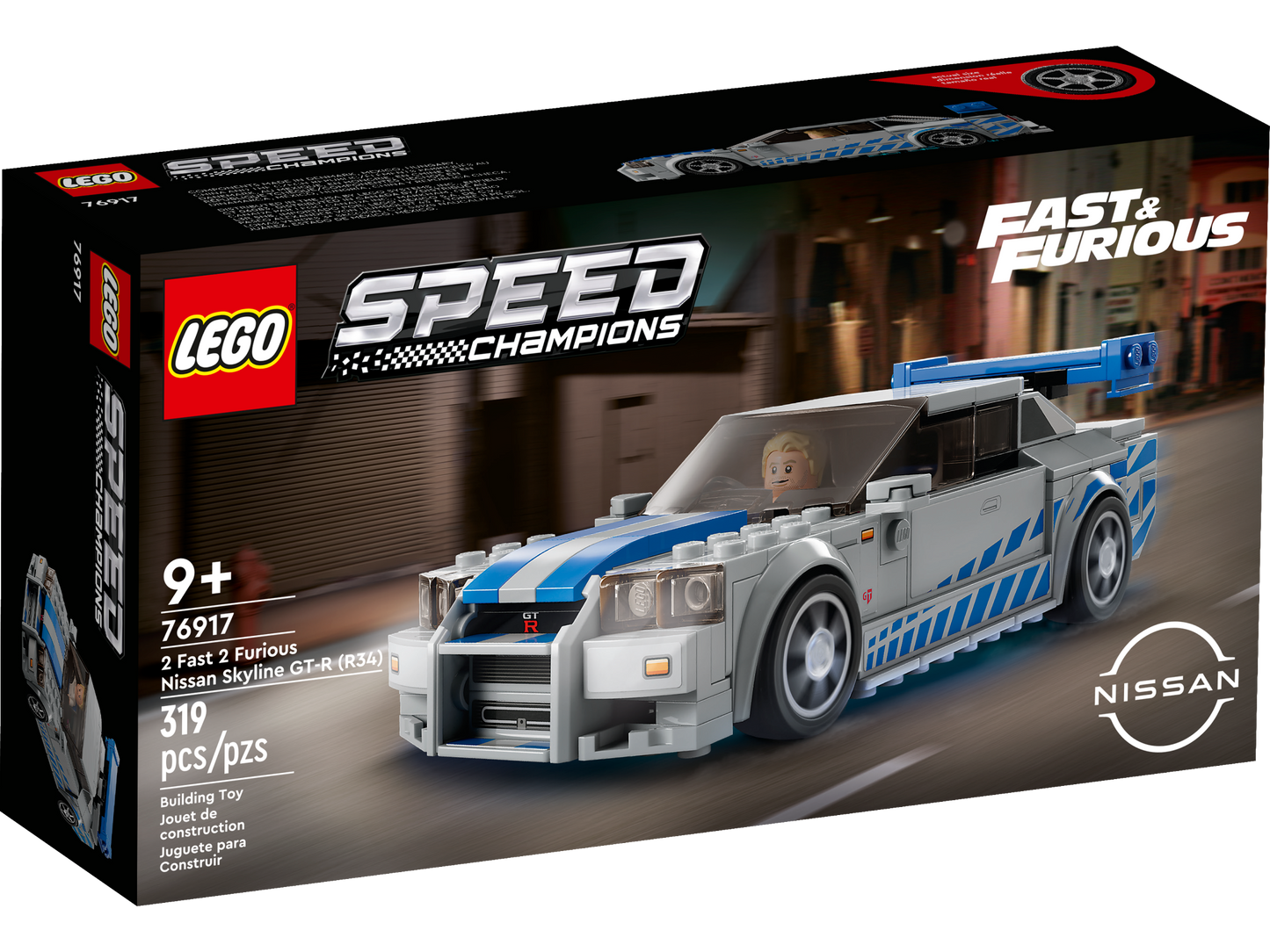 LEGO 76917 2 Fast 2 Furious Nissan Skyline GT-R (R34)