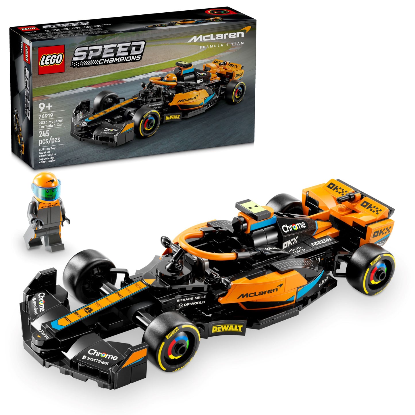 LEGO 76919 Monoposto da corsa McLaren Formula 1 2023