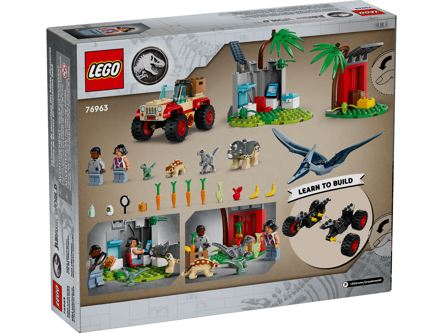 LEGO 76963 Centro di soccorso dei baby dinosauri