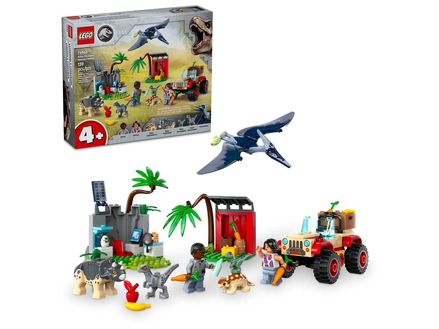 LEGO 76963 Centro di soccorso dei baby dinosauri