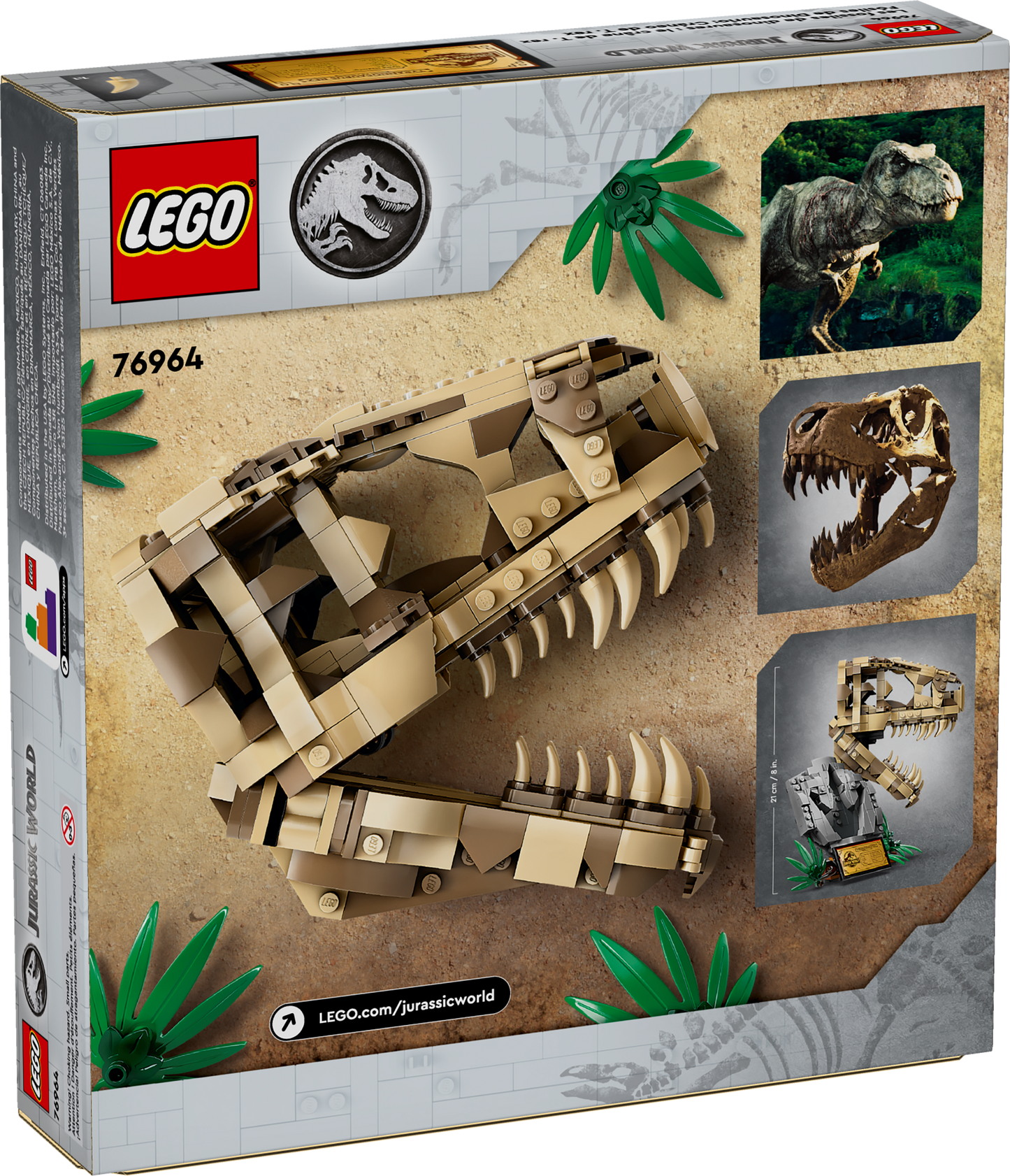 LEGO 76964 Fossili di dinosauro: Teschio di T.rex