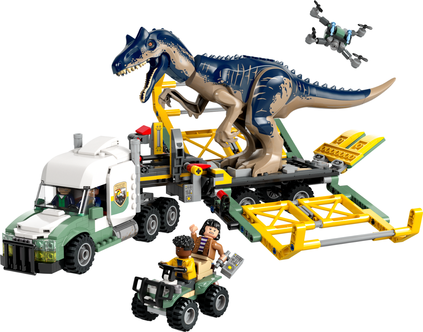 LEGO 76966 Missione dinosauro: camion di trasporto dell’allosauro