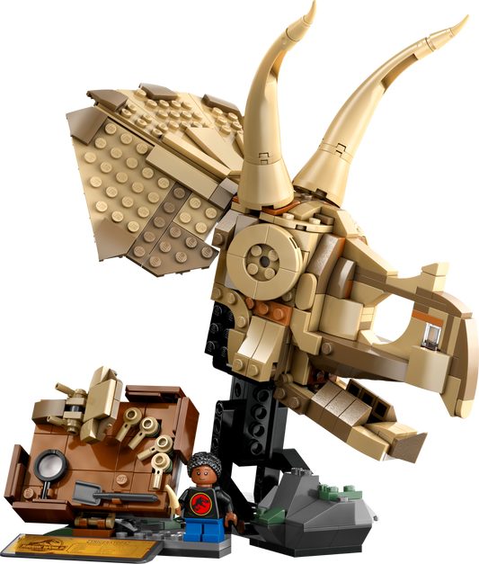 LEGO 76969 Fossili di dinosauro: teschio di Triceratopo