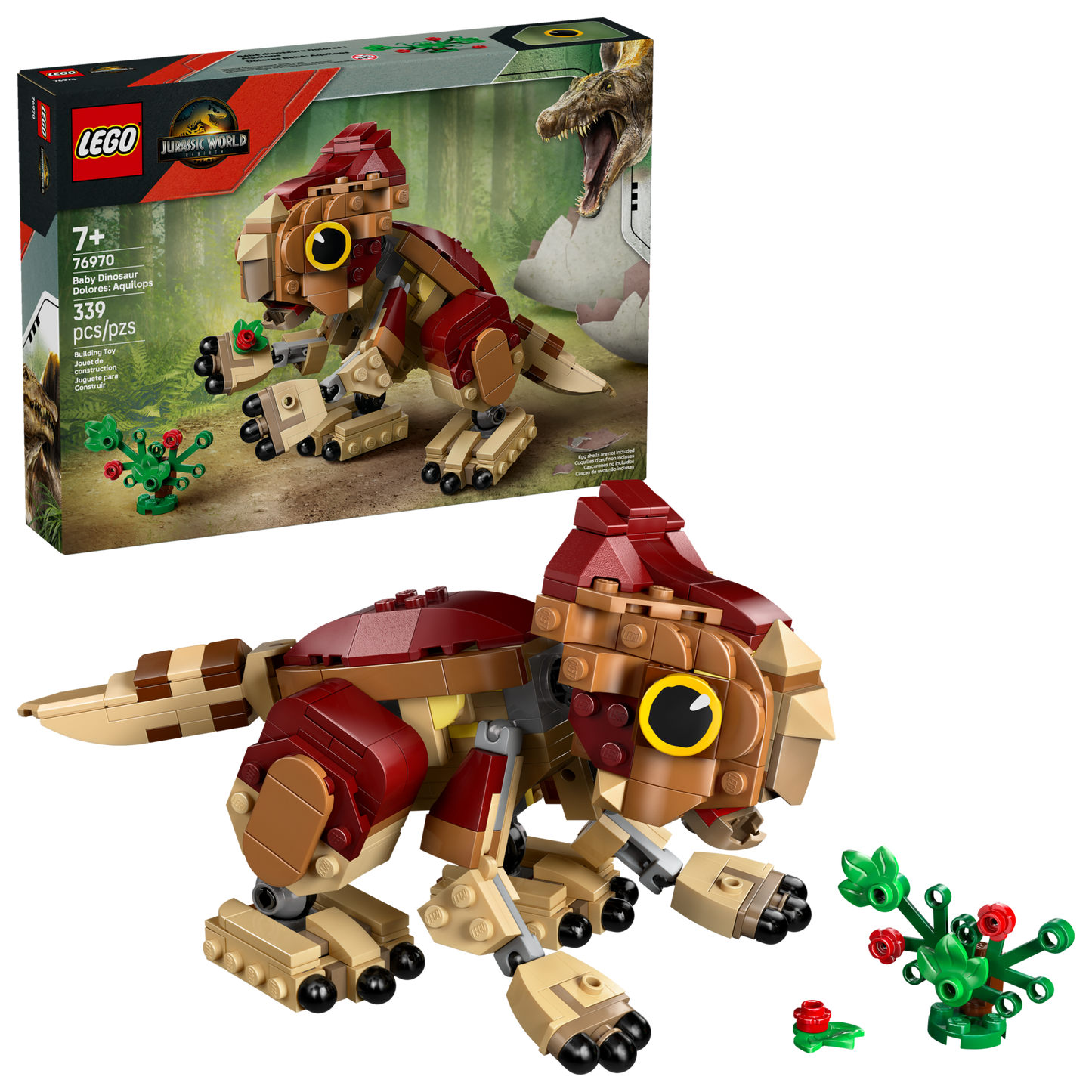 LEGO 76970 Dinosauro cucciolo Dolores: Aquilops