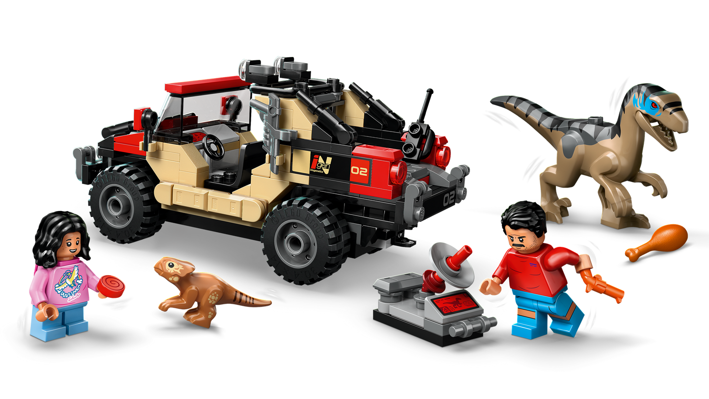 LEGO 76972 Fuga dal Raptor sul fuoristrada