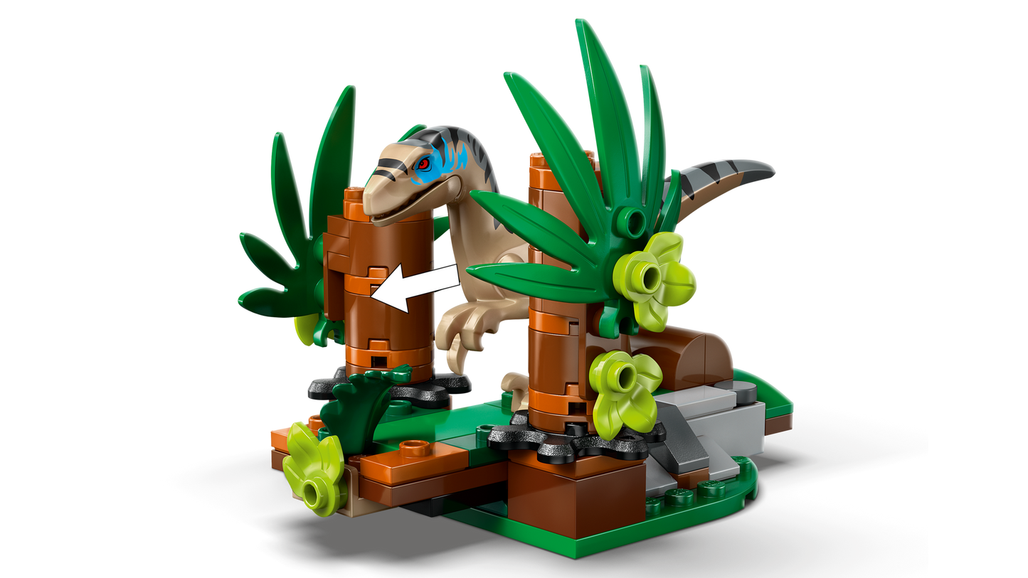 LEGO 76972 Fuga dal Raptor sul fuoristrada