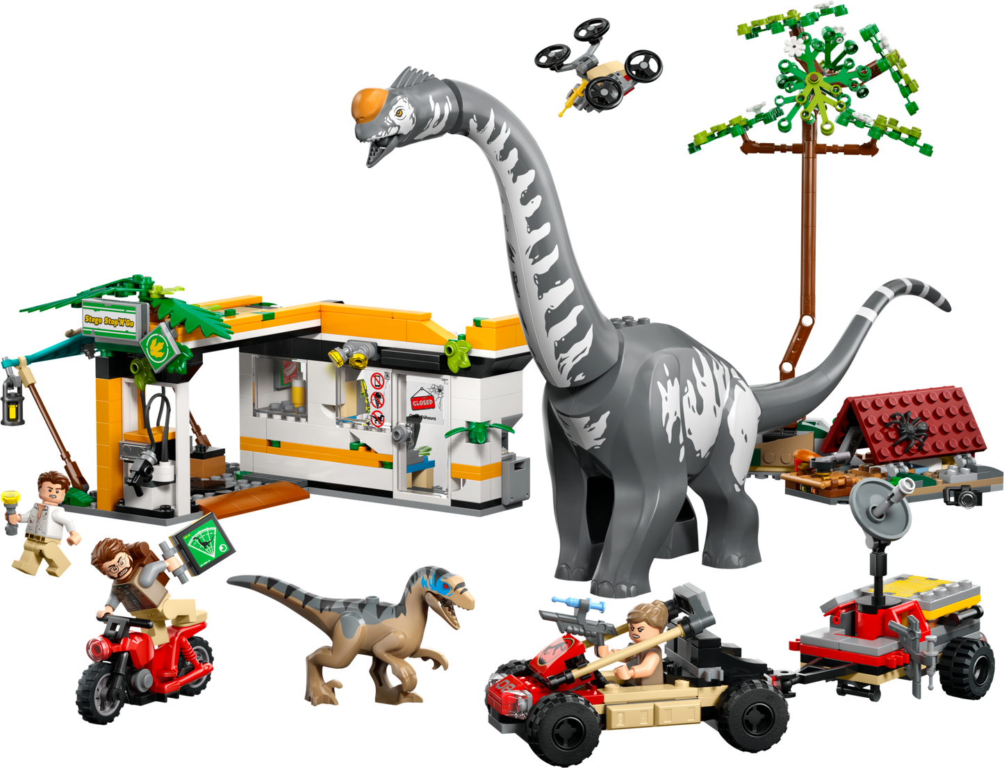 LEGO 76973 Alla ricerca del Raptor e del Titanosauro