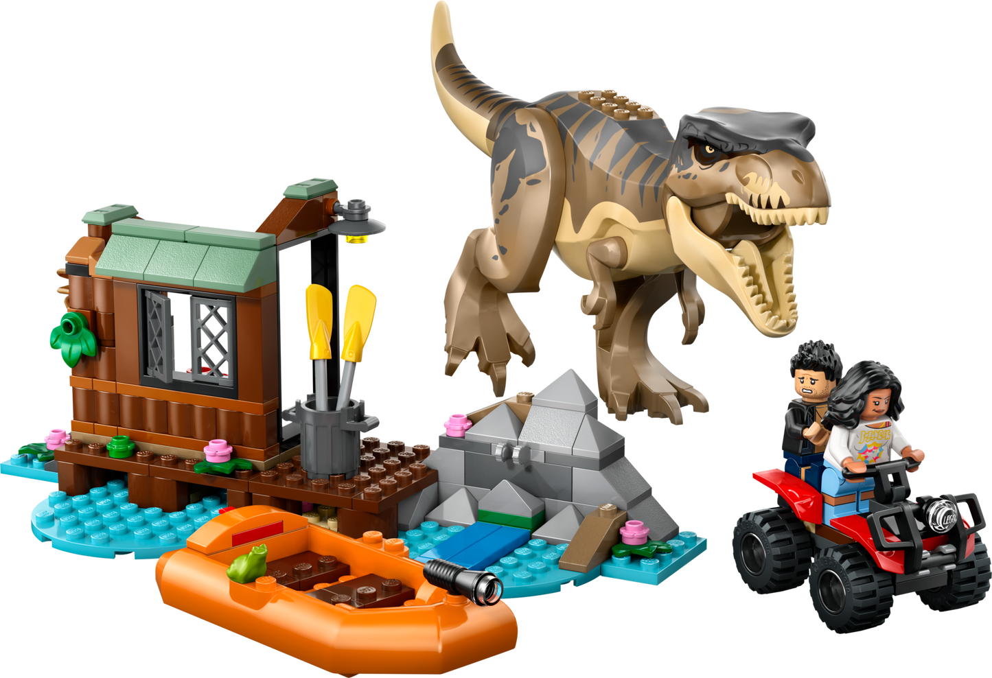 LEGO 76975 Fuga sul fiume dal T. rex