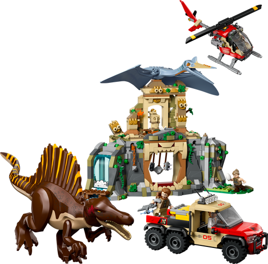 LEGO 76976 Missione aerea con Spinosauro e Quetzalcoatlus