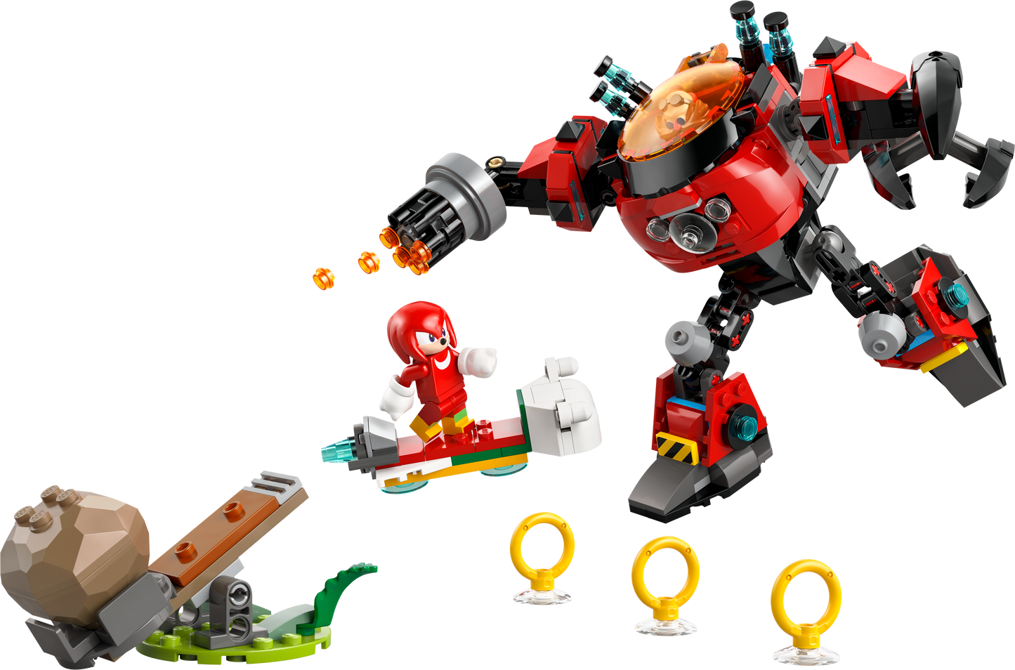 LEGO 77005 Knuckles vs. il Mech Egg Crusher del Dr. Eggman