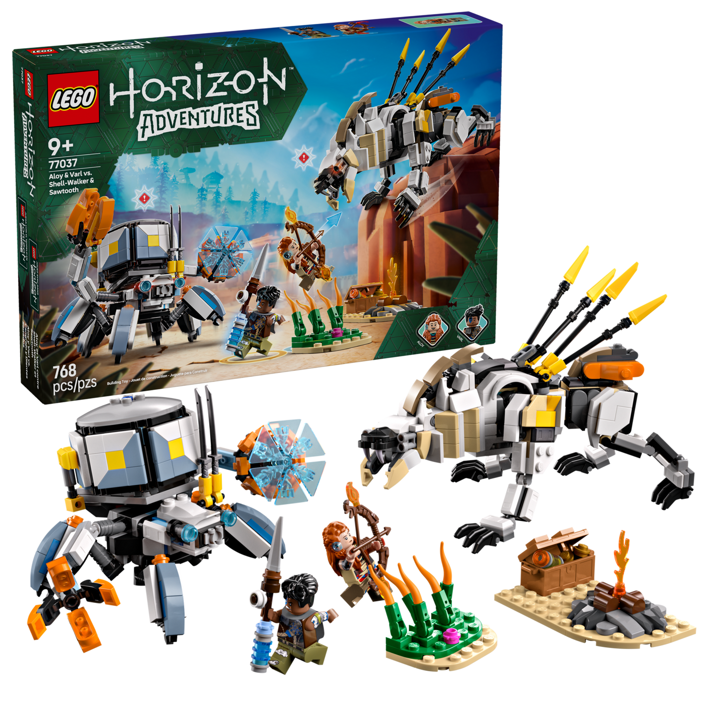 LEGO 77037 Aloy e Varl contro Arcapode e Secodonte