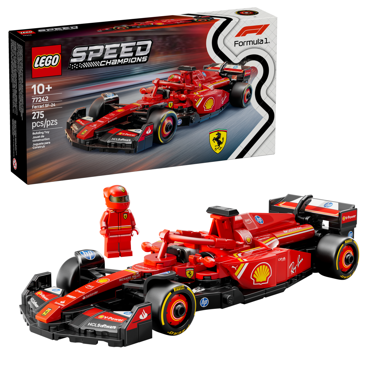 LEGO 77242 Auto da corsa F1® Ferrari SF-24