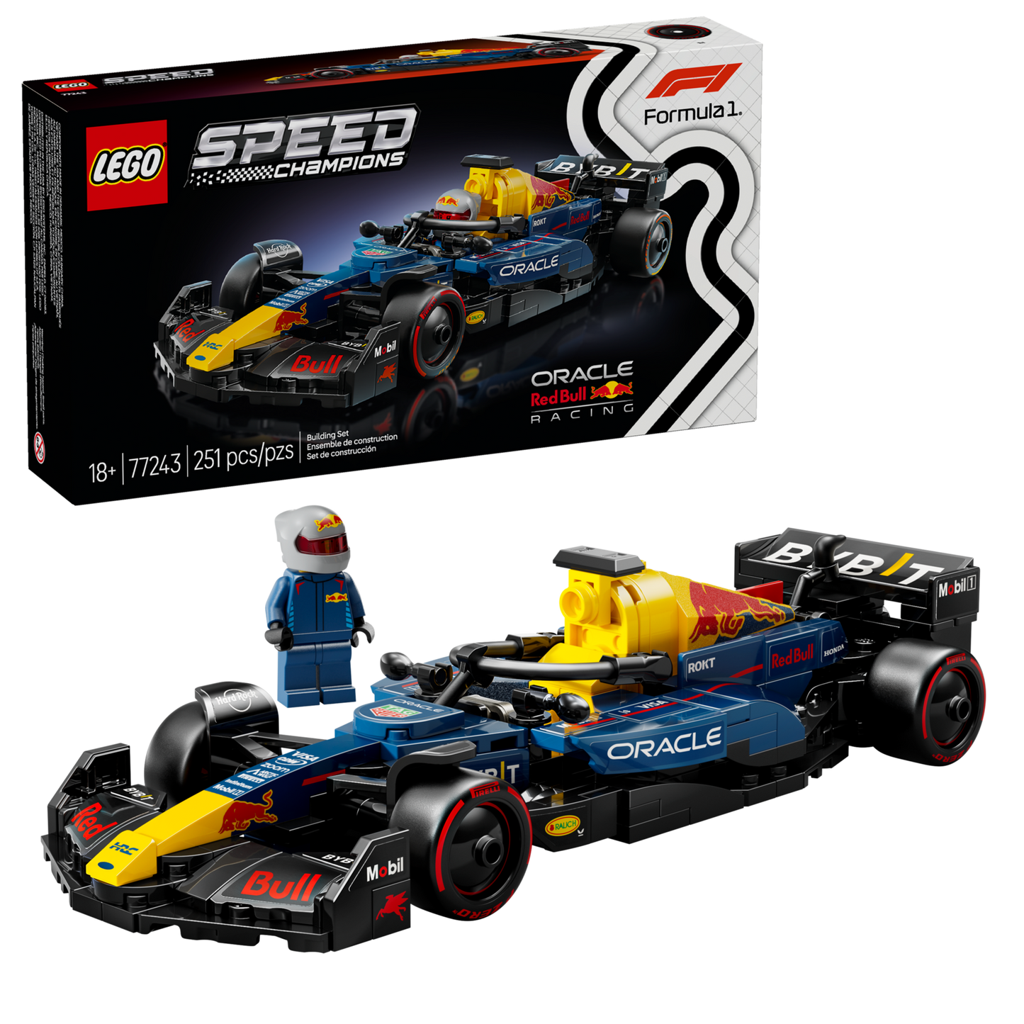 LEGO 77243 Auto da corsa F1® Oracle Red Bull Racing RB20
