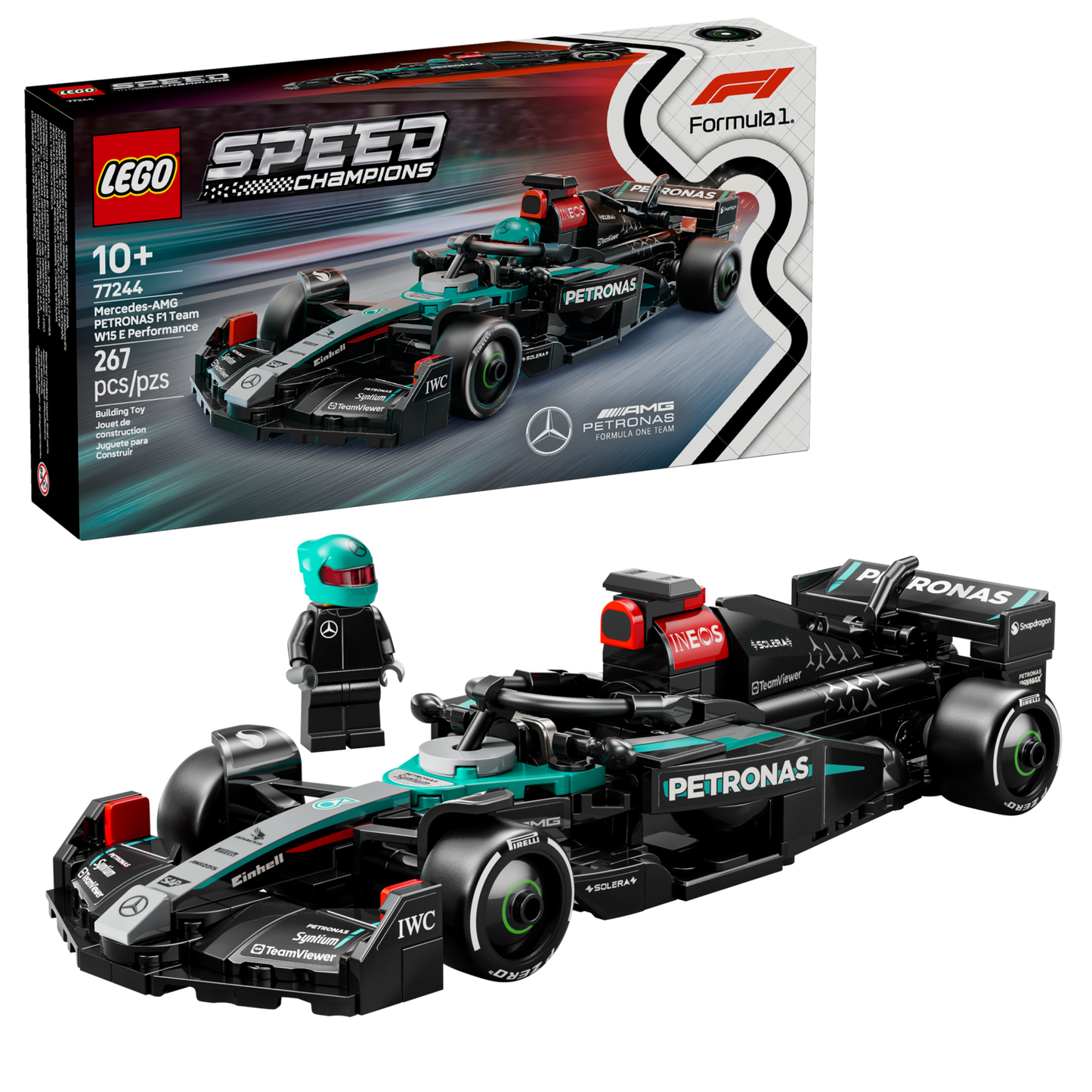LEGO 77244 Auto da corsa Mercedes-AMG F1® W15