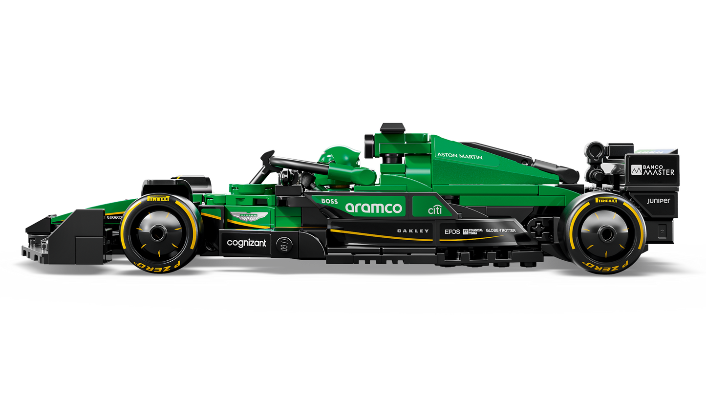 LEGO 77245 Auto da corsa Aston Martin Aramco F1® AMR24