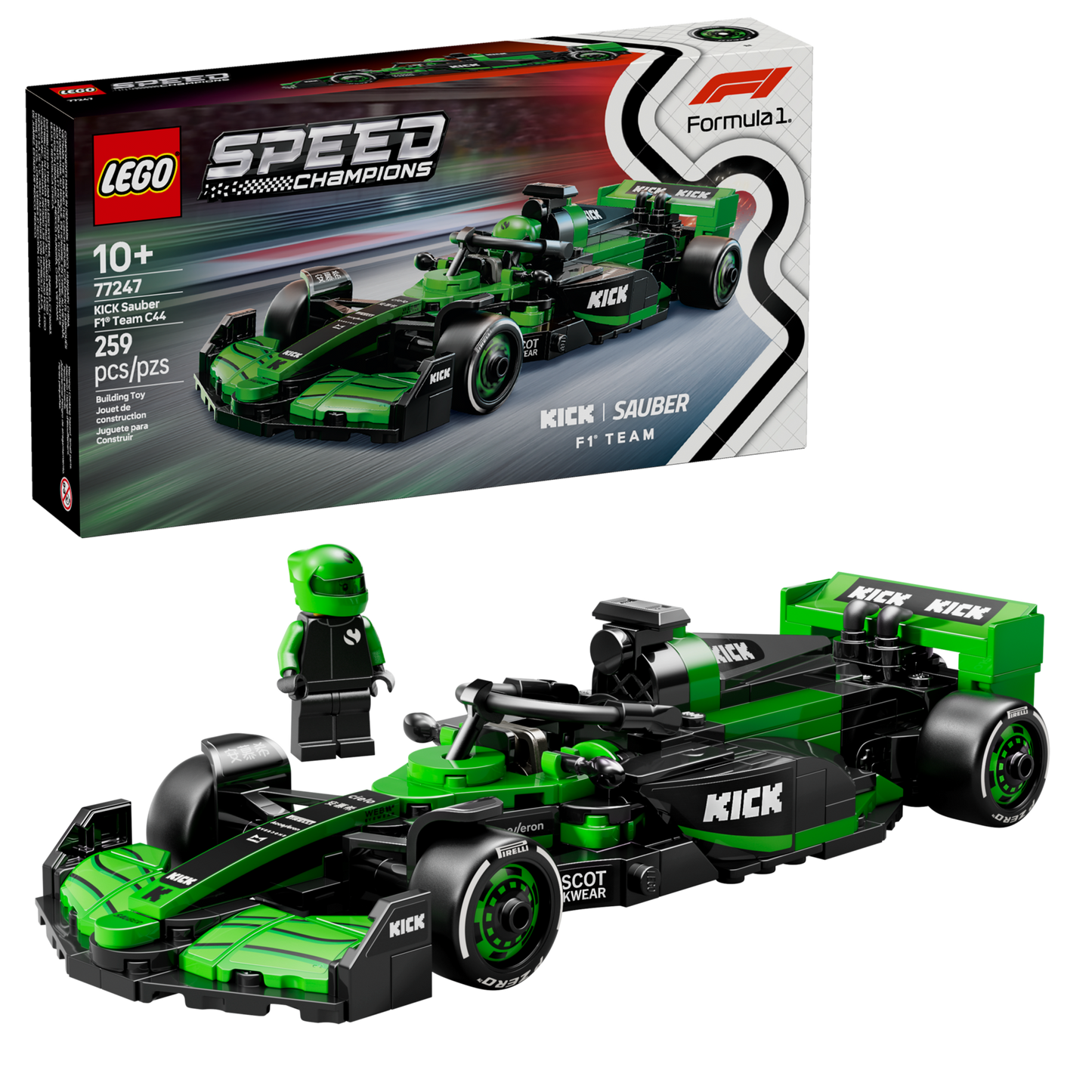 LEGO 77247 Auto da corsa KICK Sauber F1® Team C44