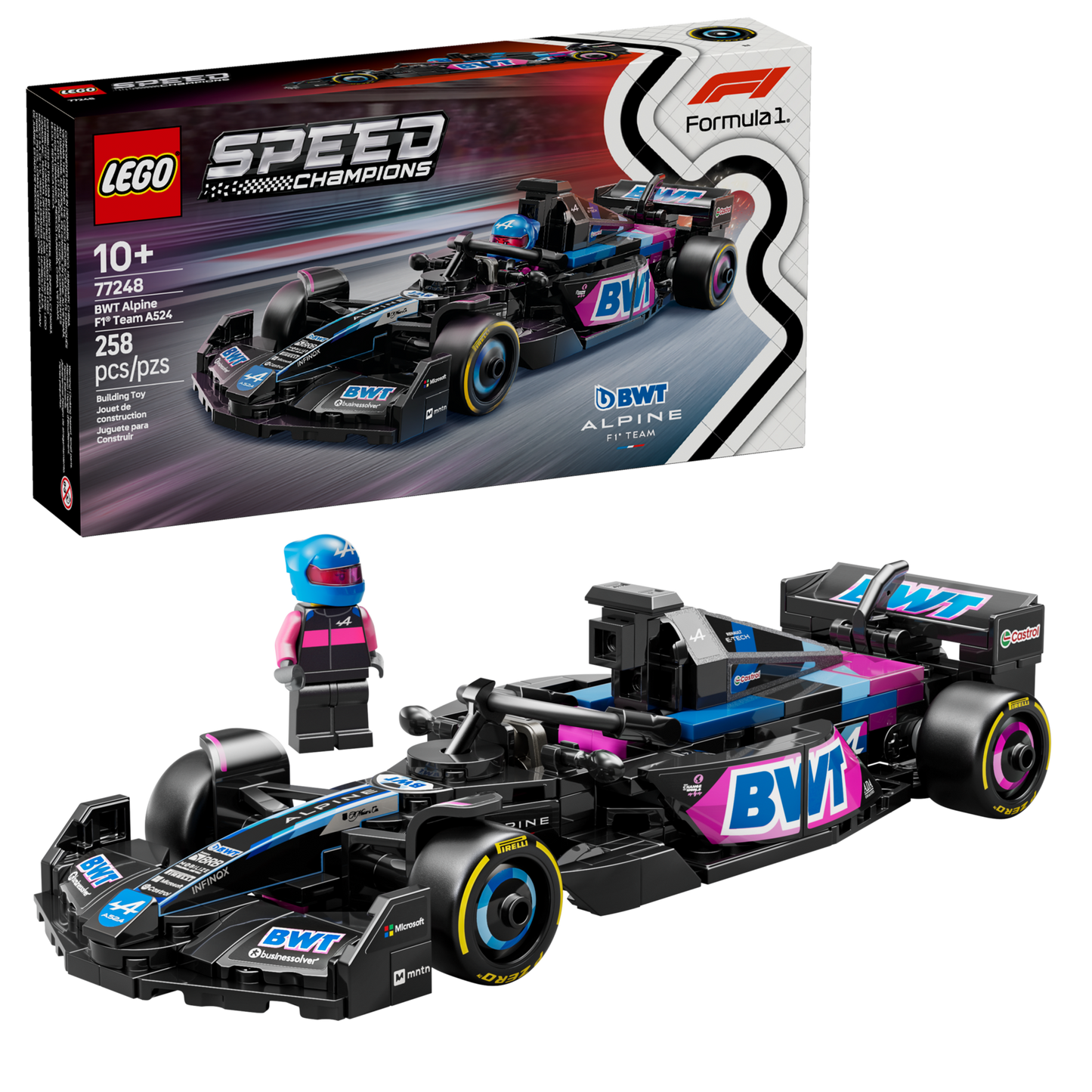 LEGO 77248 Auto da corsa BWT Alpine F1® Team A524