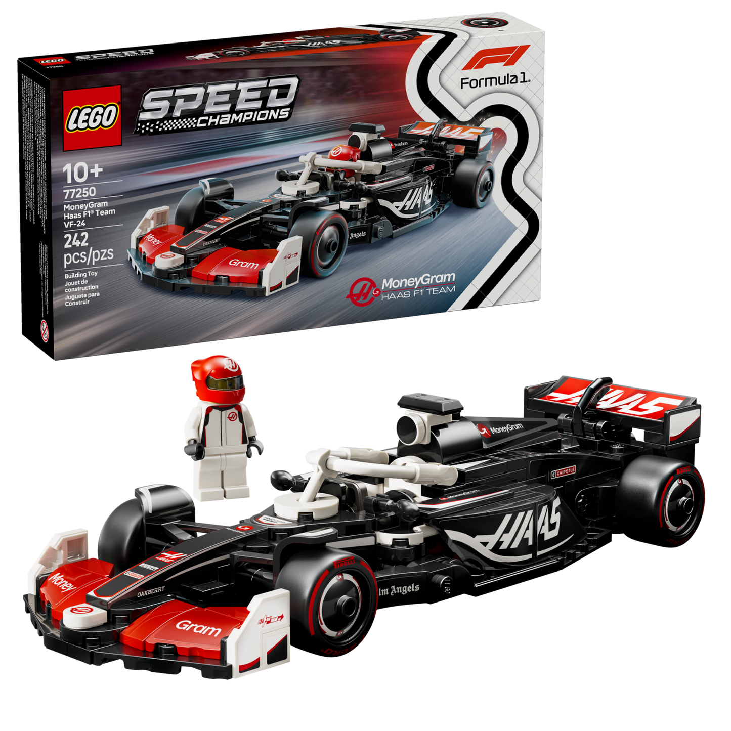 LEGO 77250 Auto da corsa MoneyGram Haas F1® Team VF-24