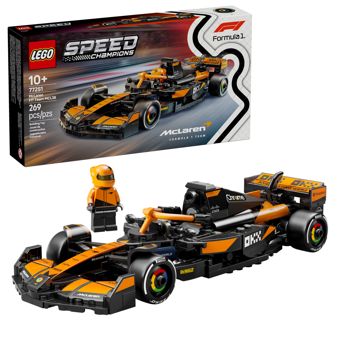 LEGO 77251 Auto da corsa McLaren F1® Team MCL38