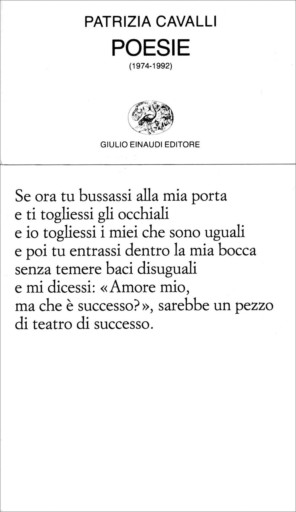 Poesie (1974-1992) - Cavalli Patrizia