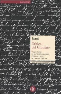 Critica Del Giudizio - Kant Immanuel
