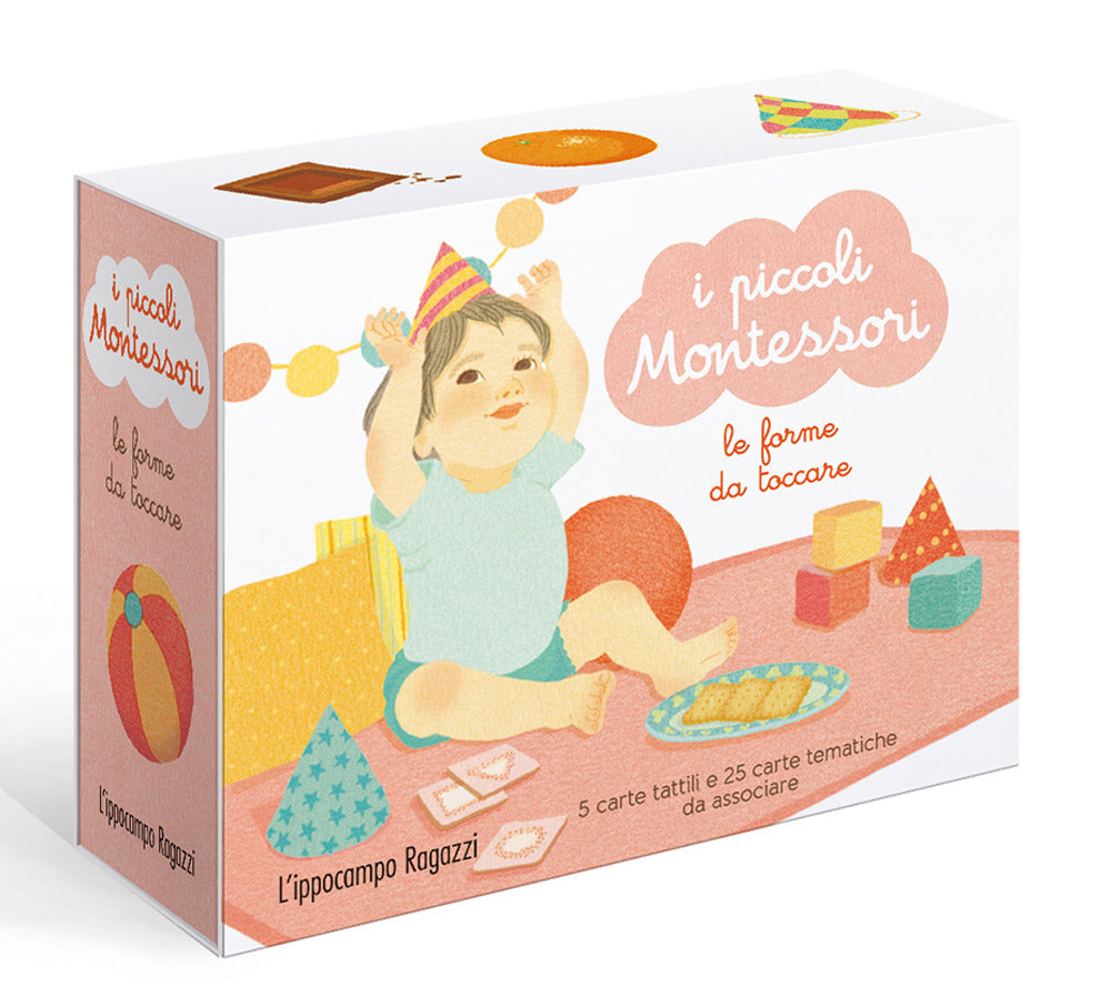Forme Da Toccare. I Piccoli Montessori. Ediz. Illustrata. Con 30 Carte (le) - Roubieu Delphine