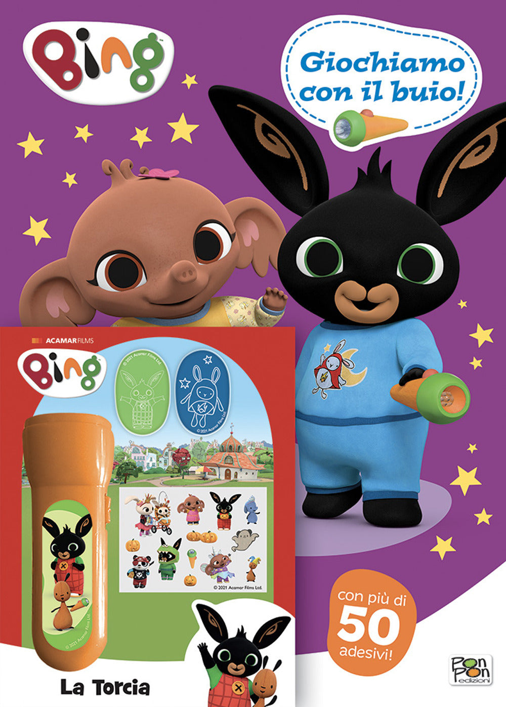 Giochiamo Con Il Buio. Bing. Ediz. A Colori. Con Torcia. Con 50 Adesivi - Panzeri Cristina