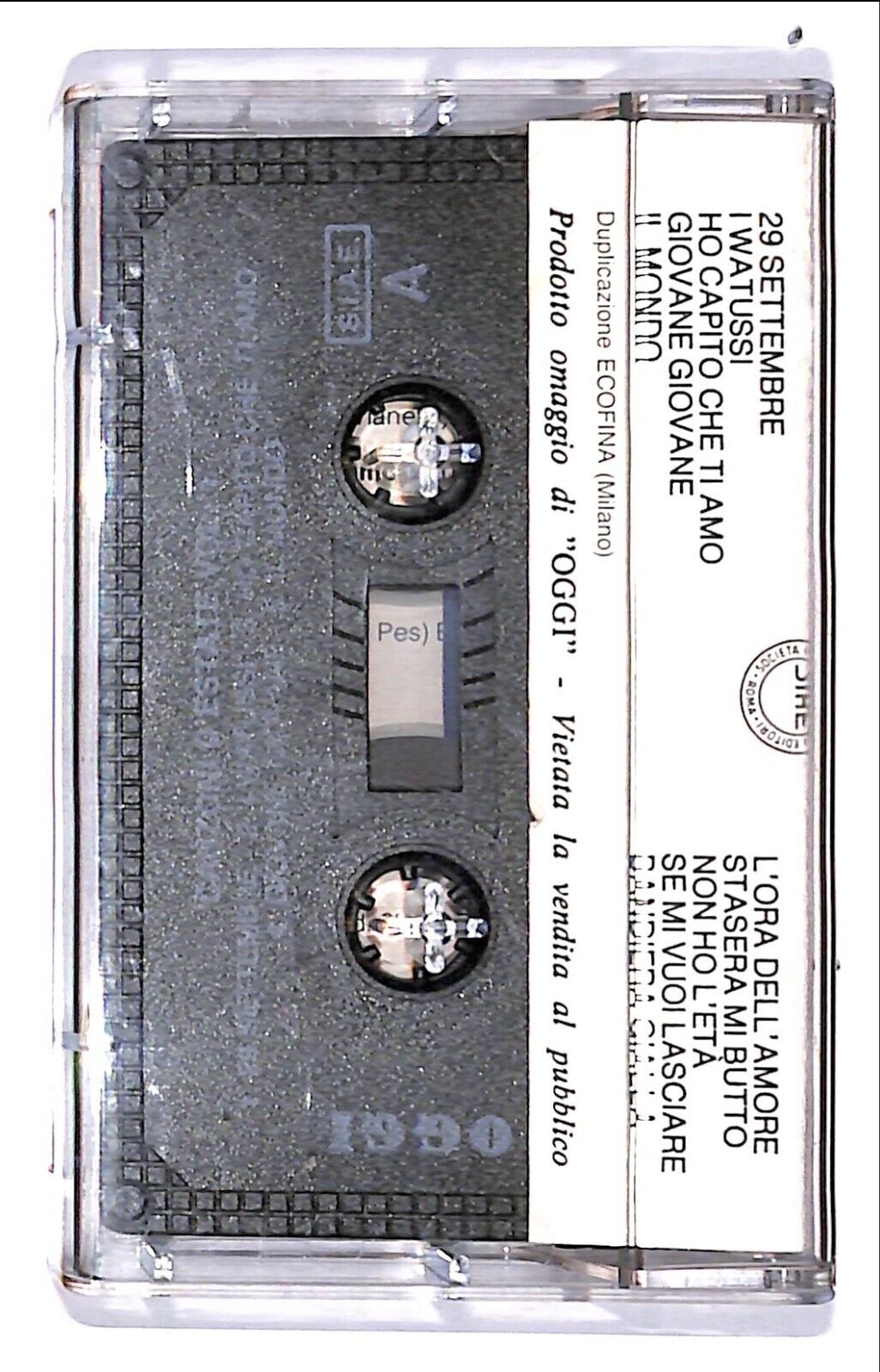 EBOND Various - Canzoni D'estate Vol. 1 Cassetta CA000078