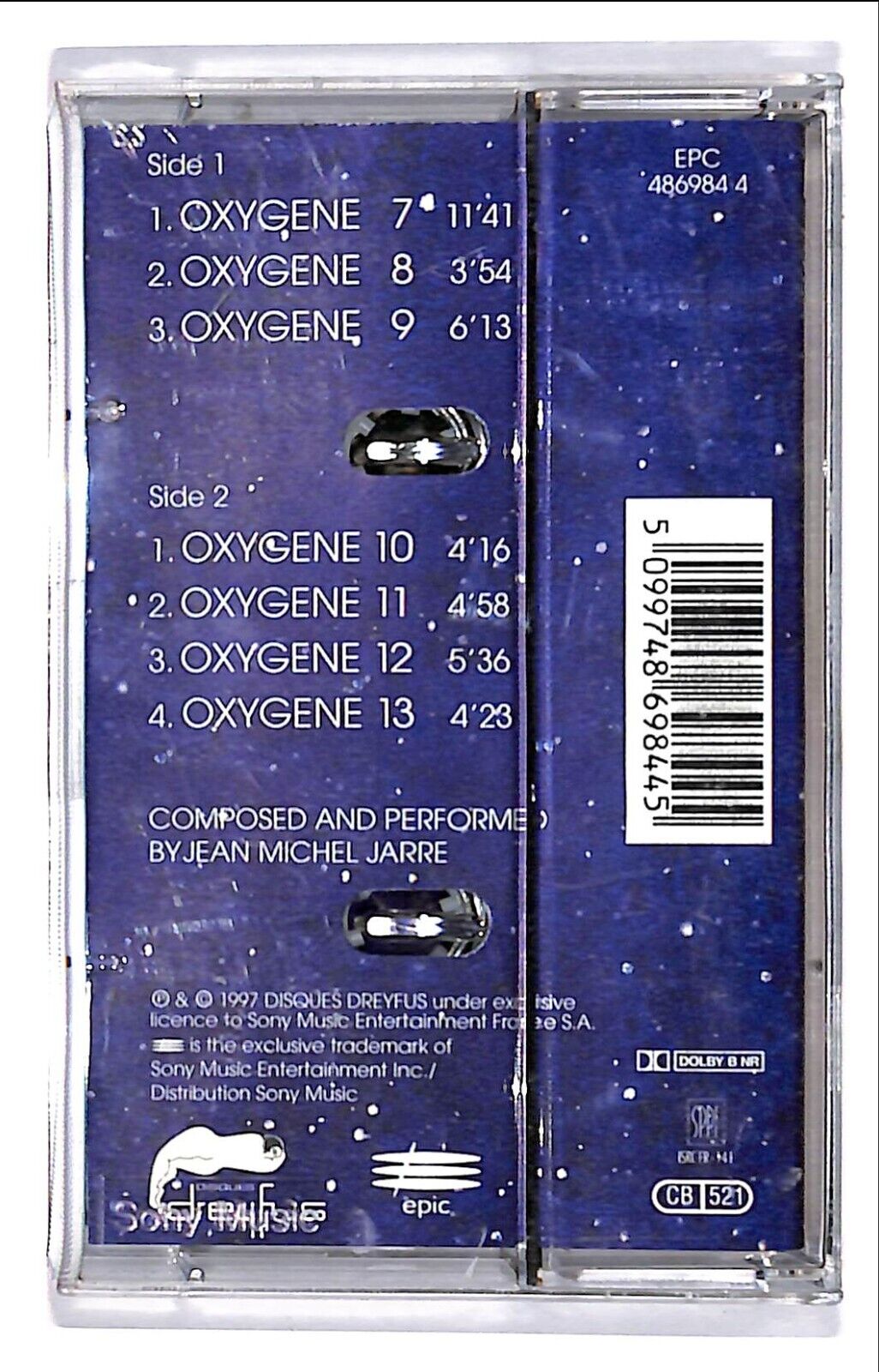 EBOND Jean Michel Jarre - Oxygene 7-13 Cassetta CA000172