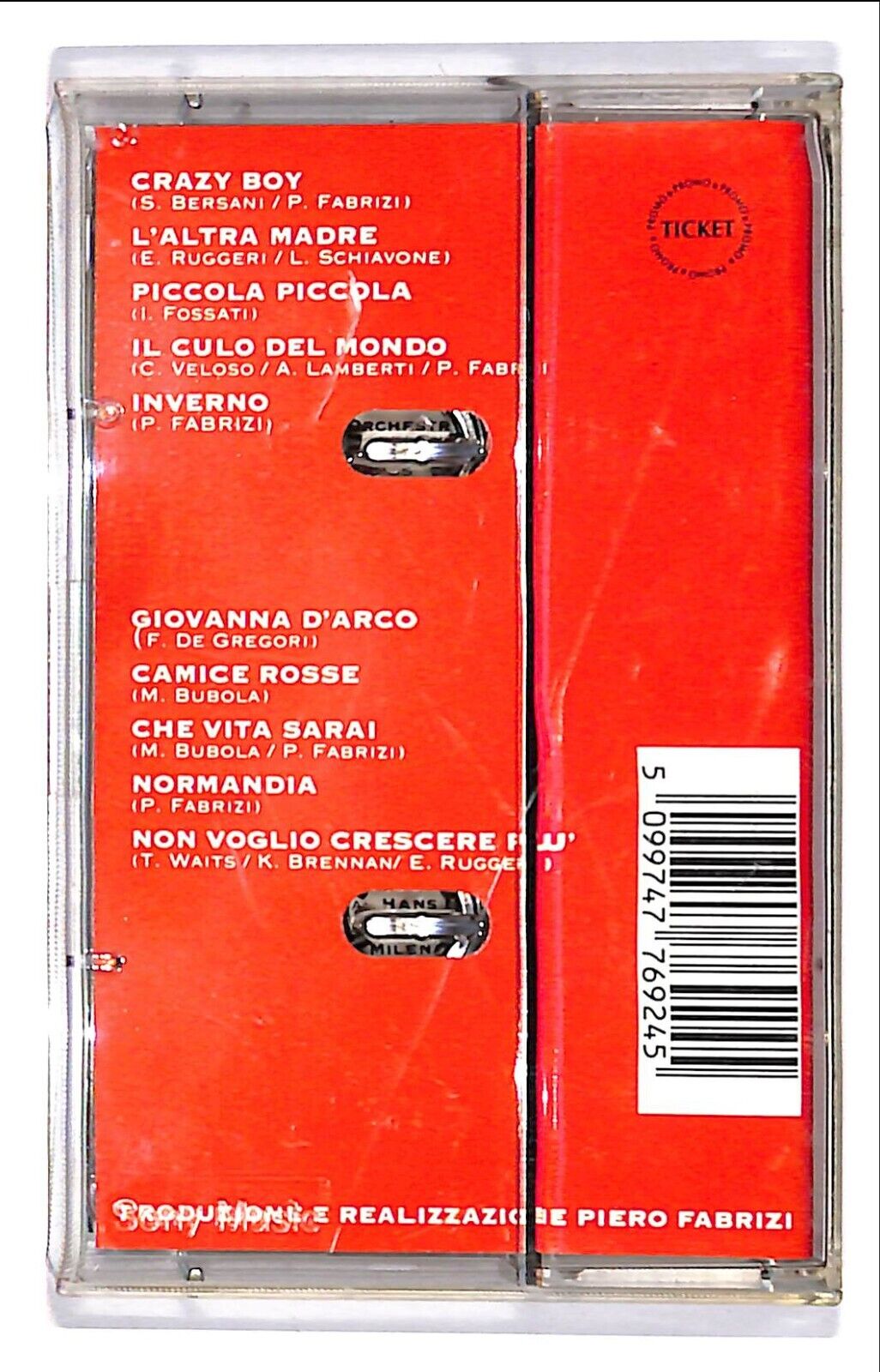 EBOND Fiorella Mannoia - Gente Comune Cassetta CA000177