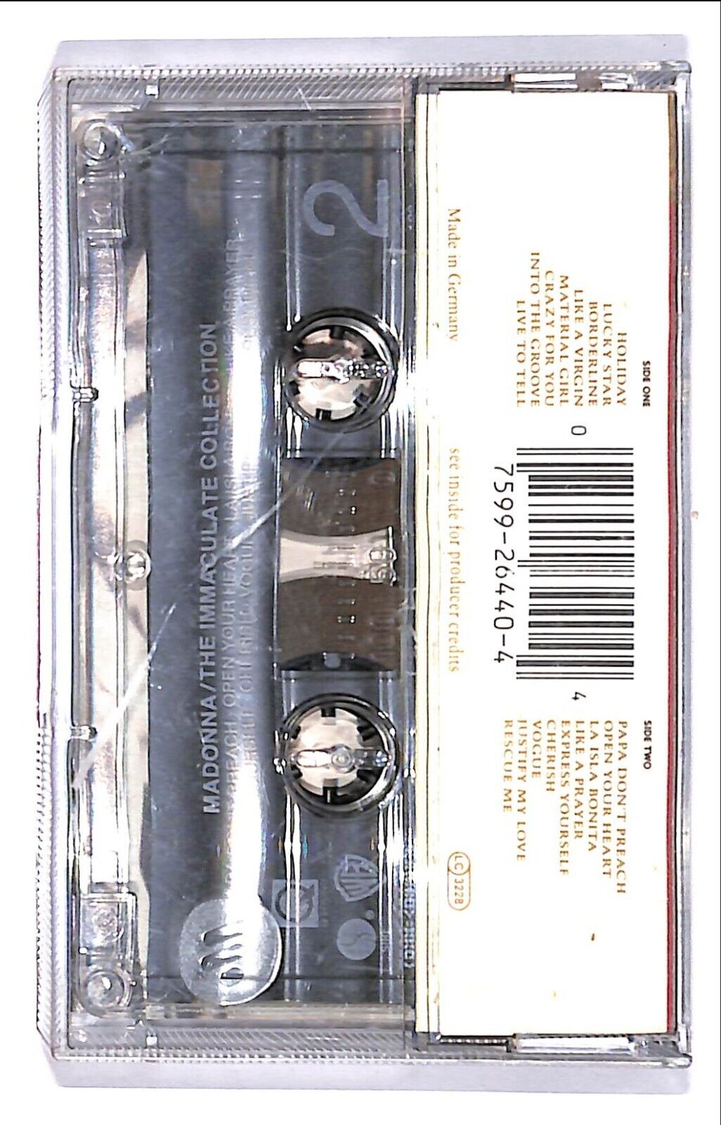 EBOND Madonna - The Immaculate Collection Cassetta
