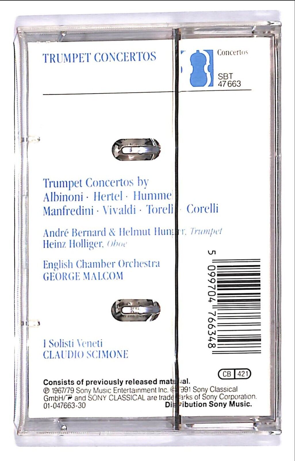 EBOND Various - Trumpet Concertos Cassetta CA000249