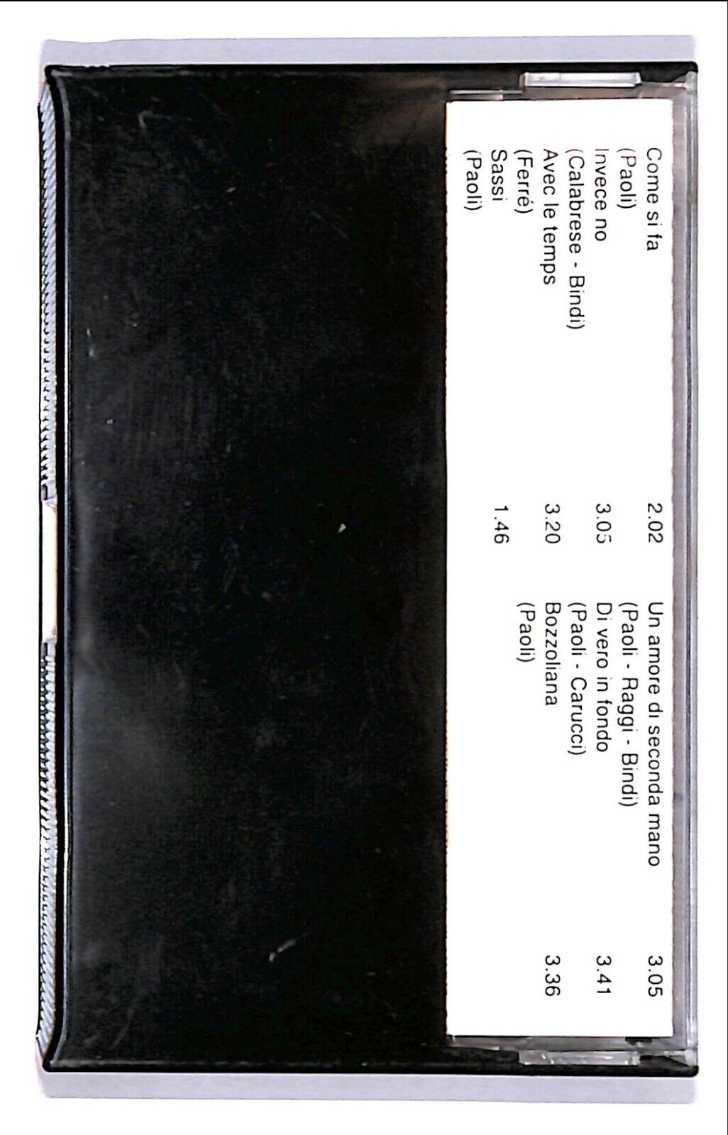 EBOND Gino Paoli - I Masters Tv Cassetta CA000267