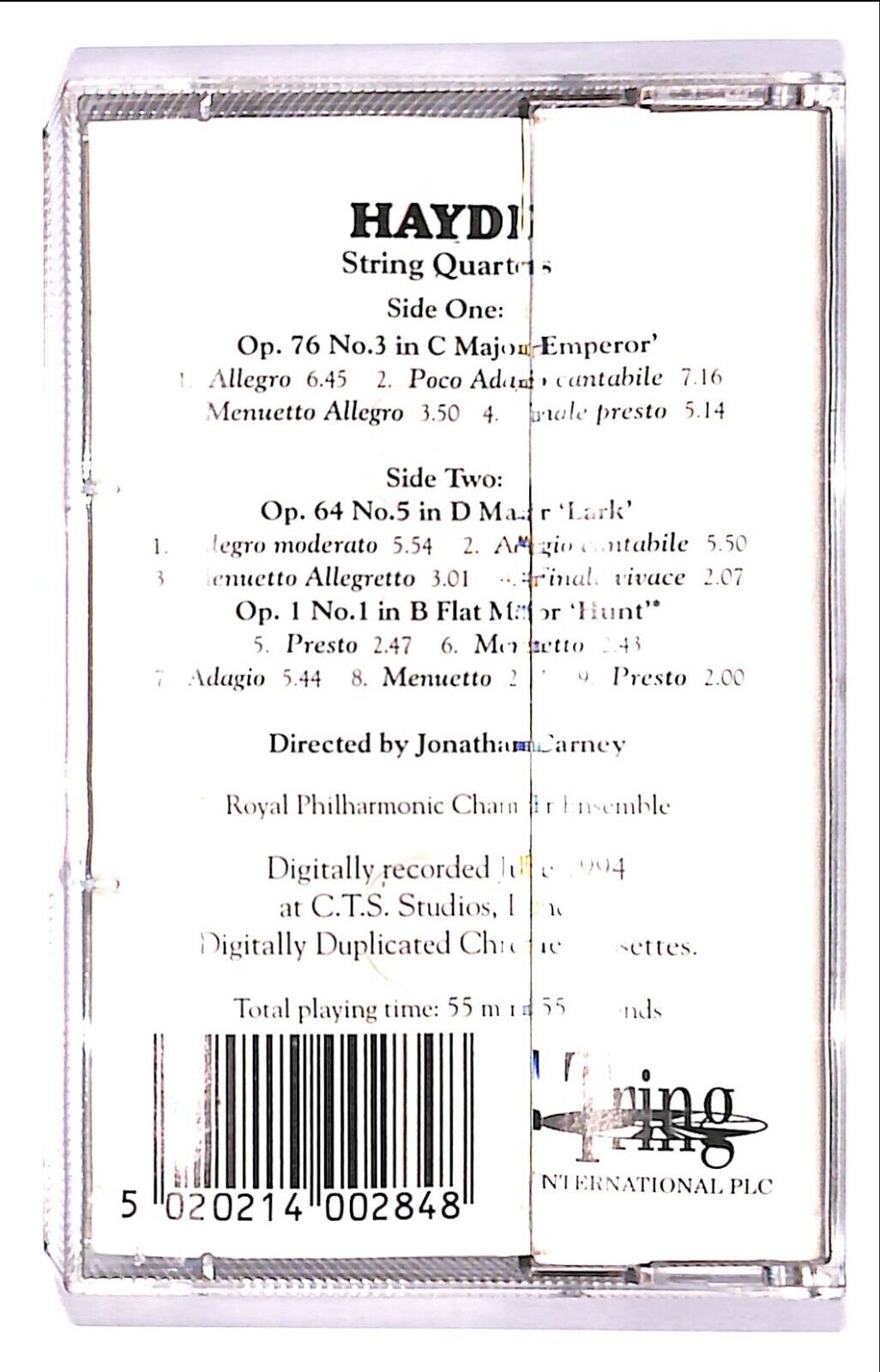 EBOND Royal Philharmonic Orchestra - Haydn Cassetta CA000359
