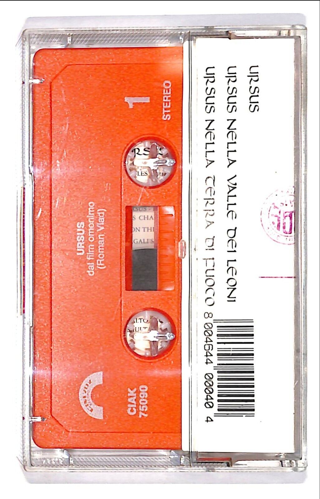 EBOND Various - I Film Di Ursus Cassetta CA000381
