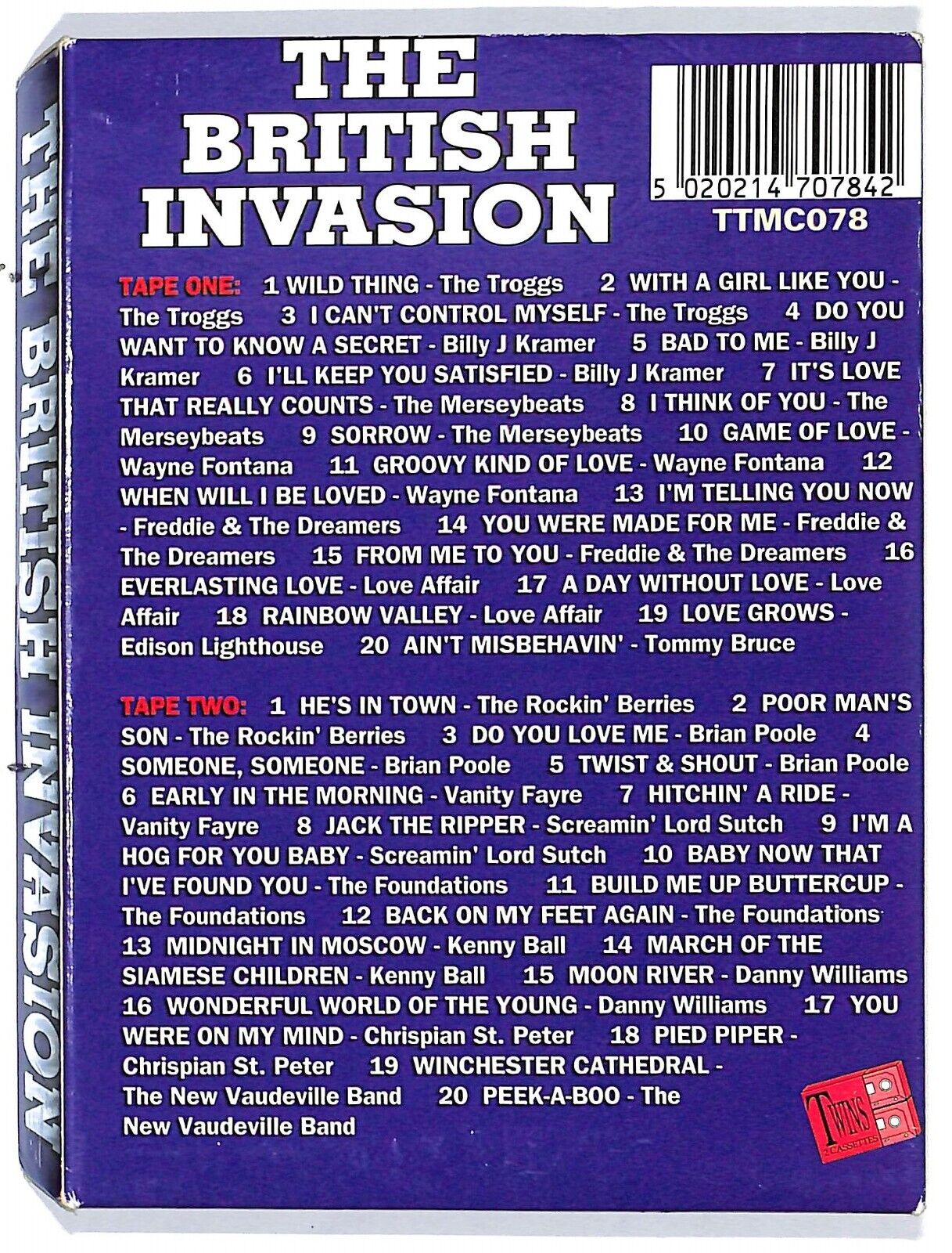 EBOND Various - The British Invasion Cassetta CA000427