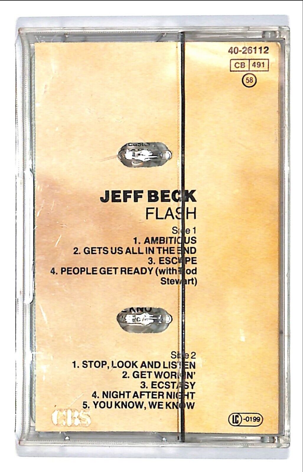 EBOND Jeff Beck - Flash Cassetta CA000460