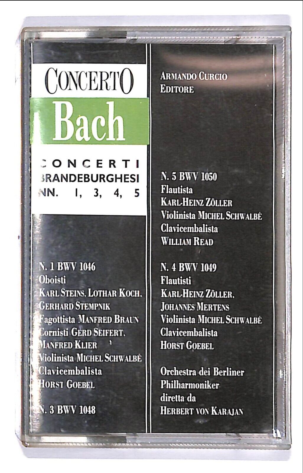EBOND Bach - Concerti Bradeburghesi Cassetta CA000468