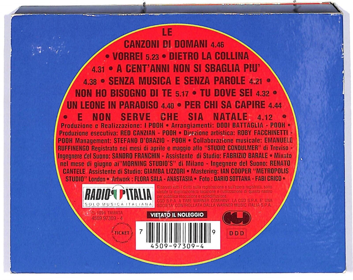 EBOND Pooh - Musicadentro Cassetta CA000479