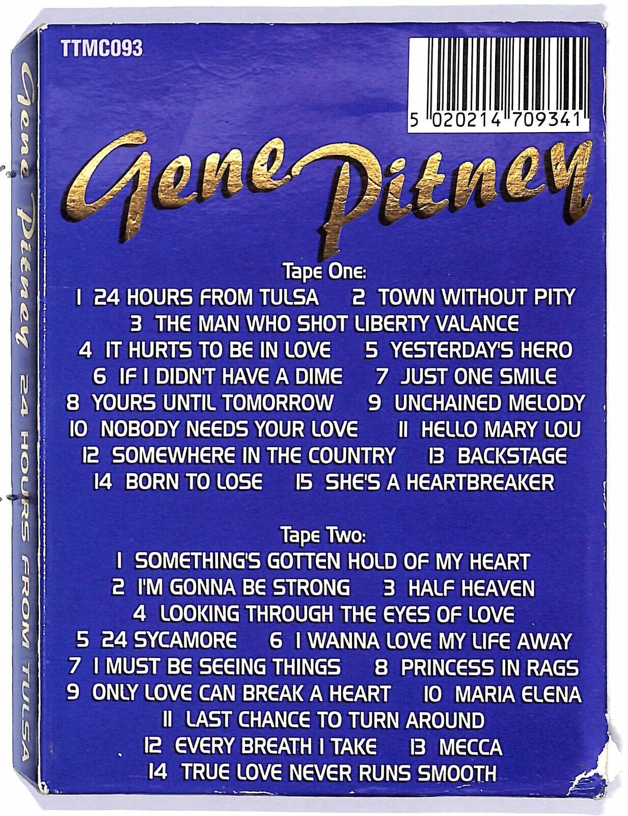 EBOND Gene Pitney - 24 Hours From Tulsa Cassetta CA000482