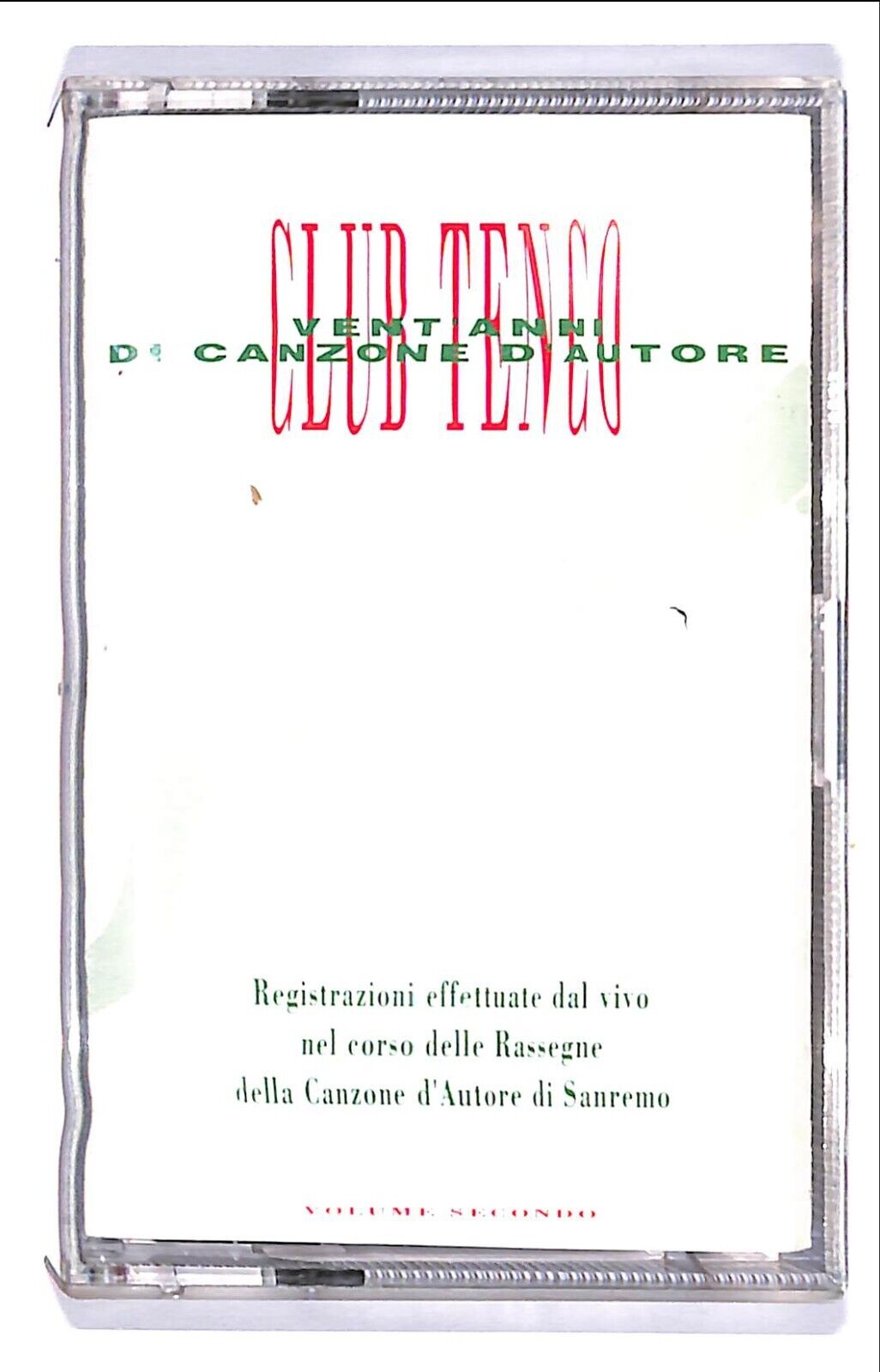 EBOND Various - Club Tenco Cassetta CA000504