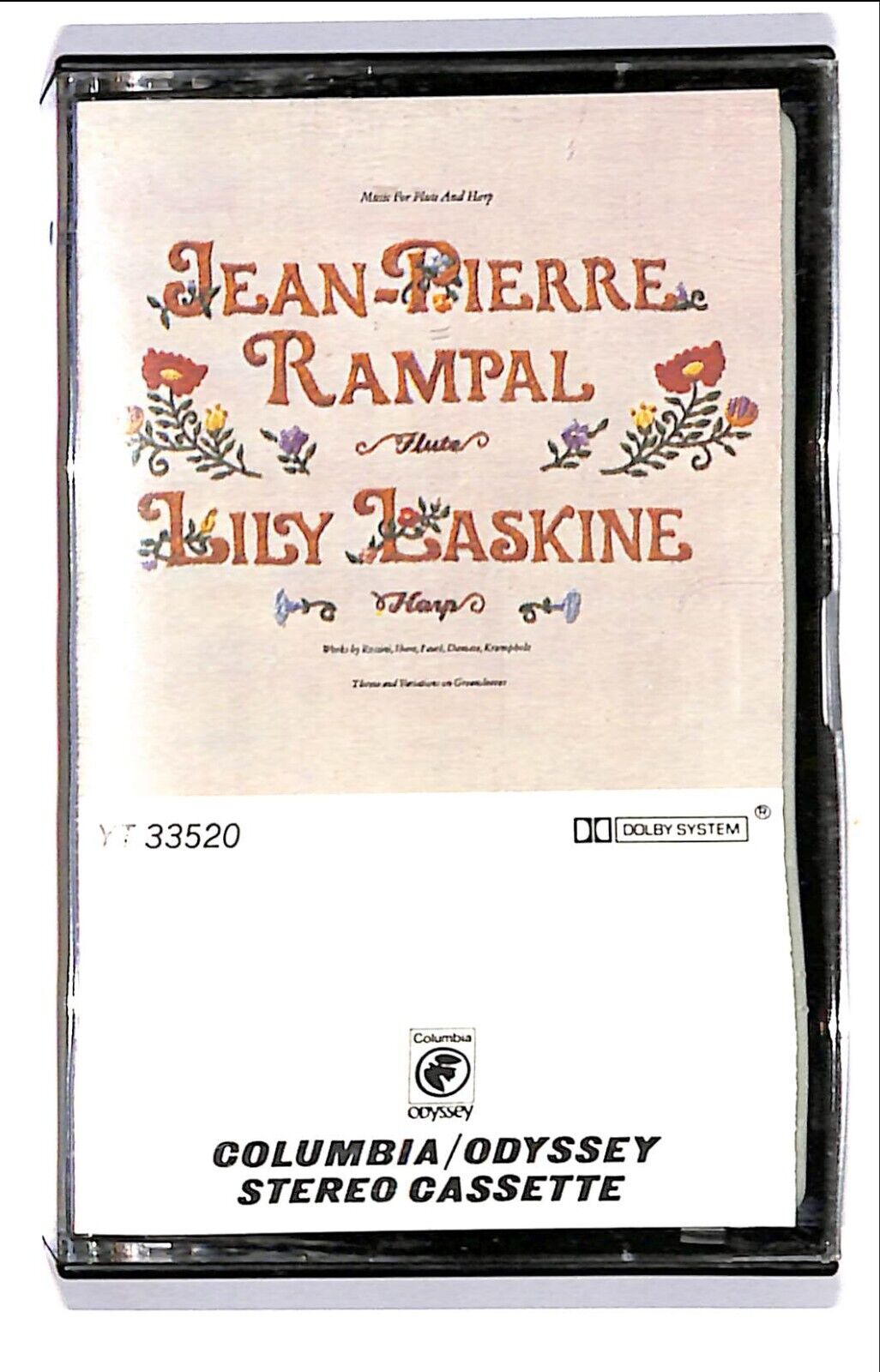 EBOND Rampal Lily Laskine - Music For Flute And Harp Cassetta
