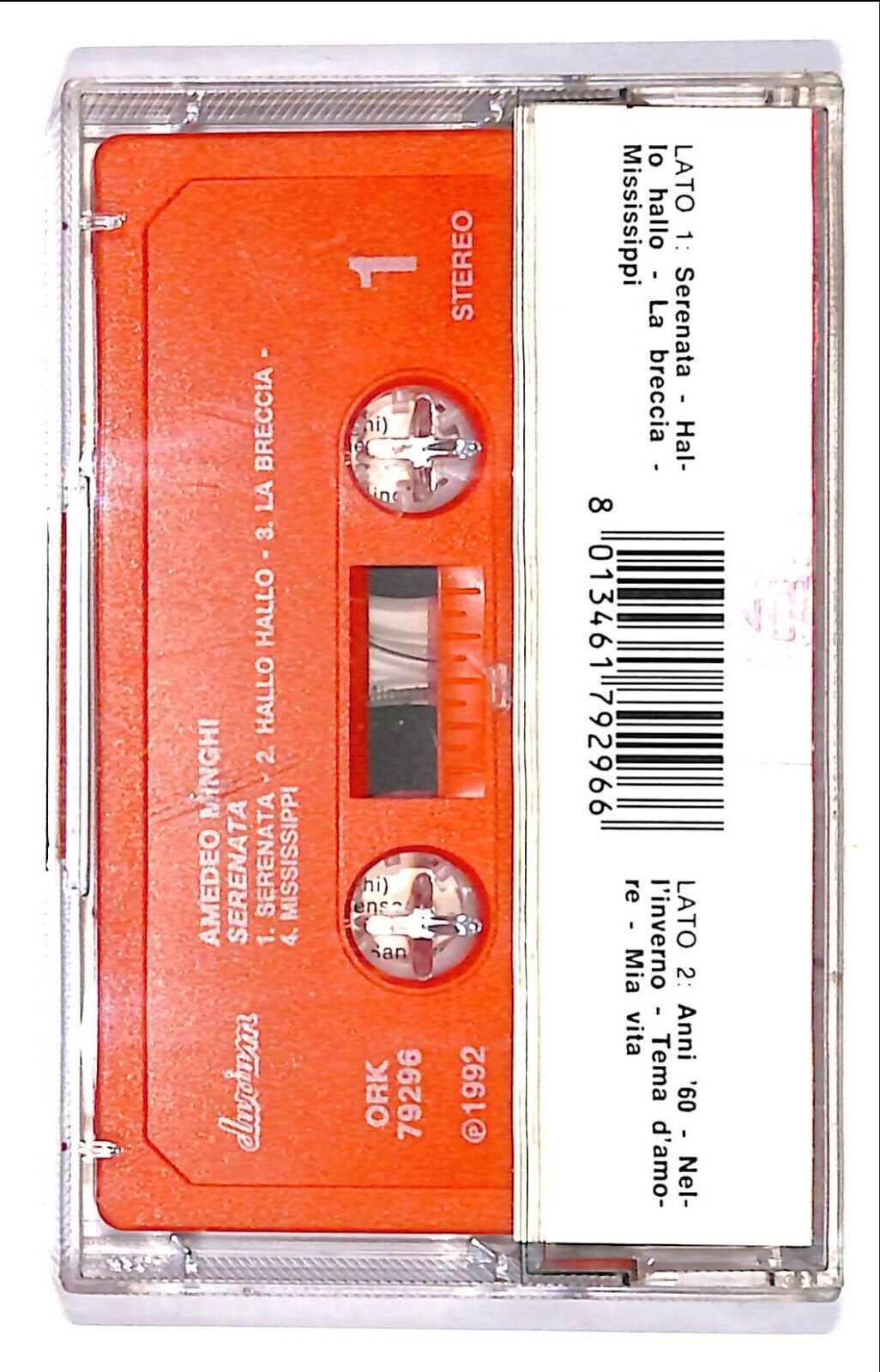 EBOND Amedeo Minghi - Serenata Cassetta CA000532