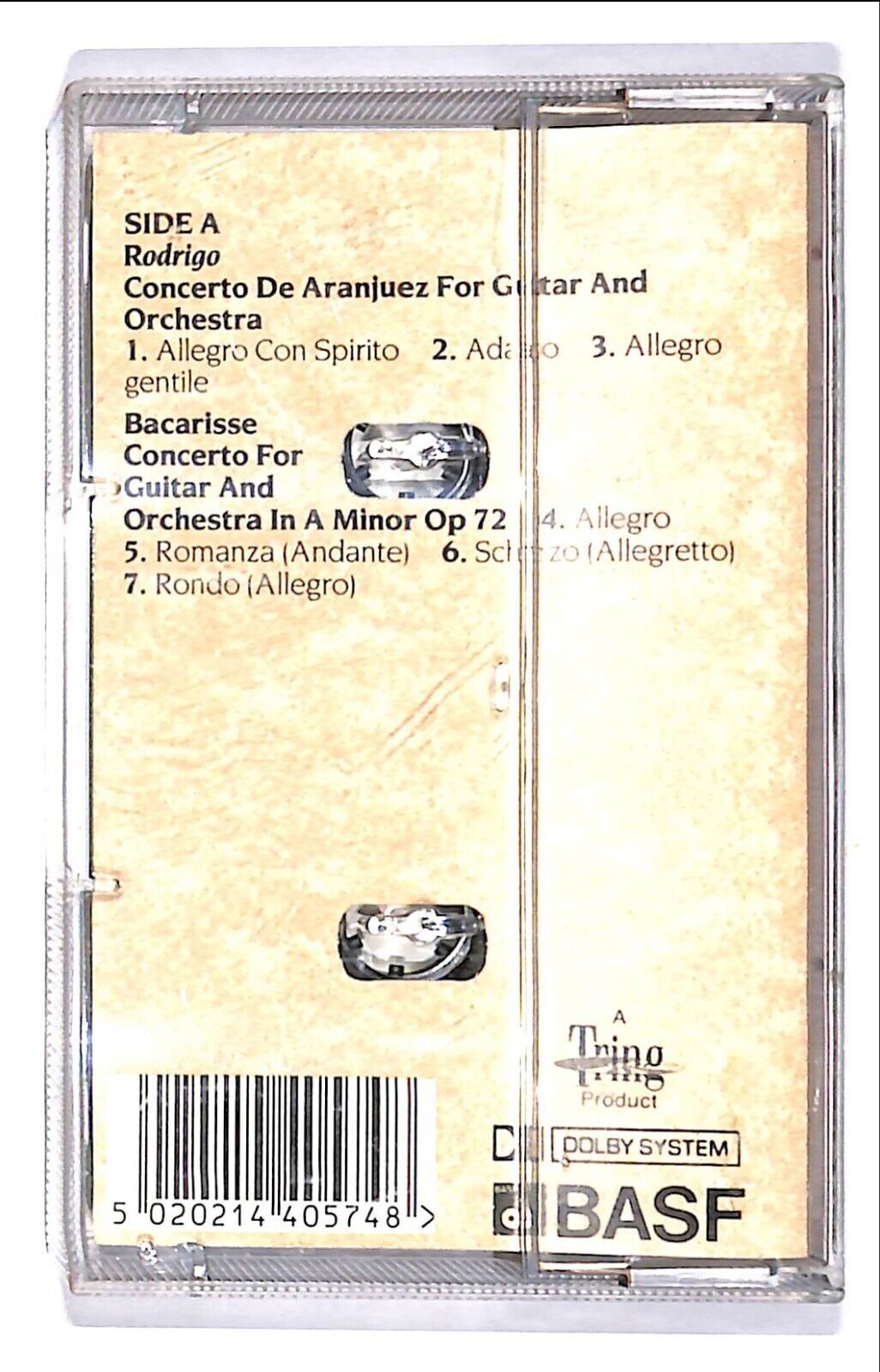 EBOND Rodrigo - Concerto De Aranjue Cassetta CA000544