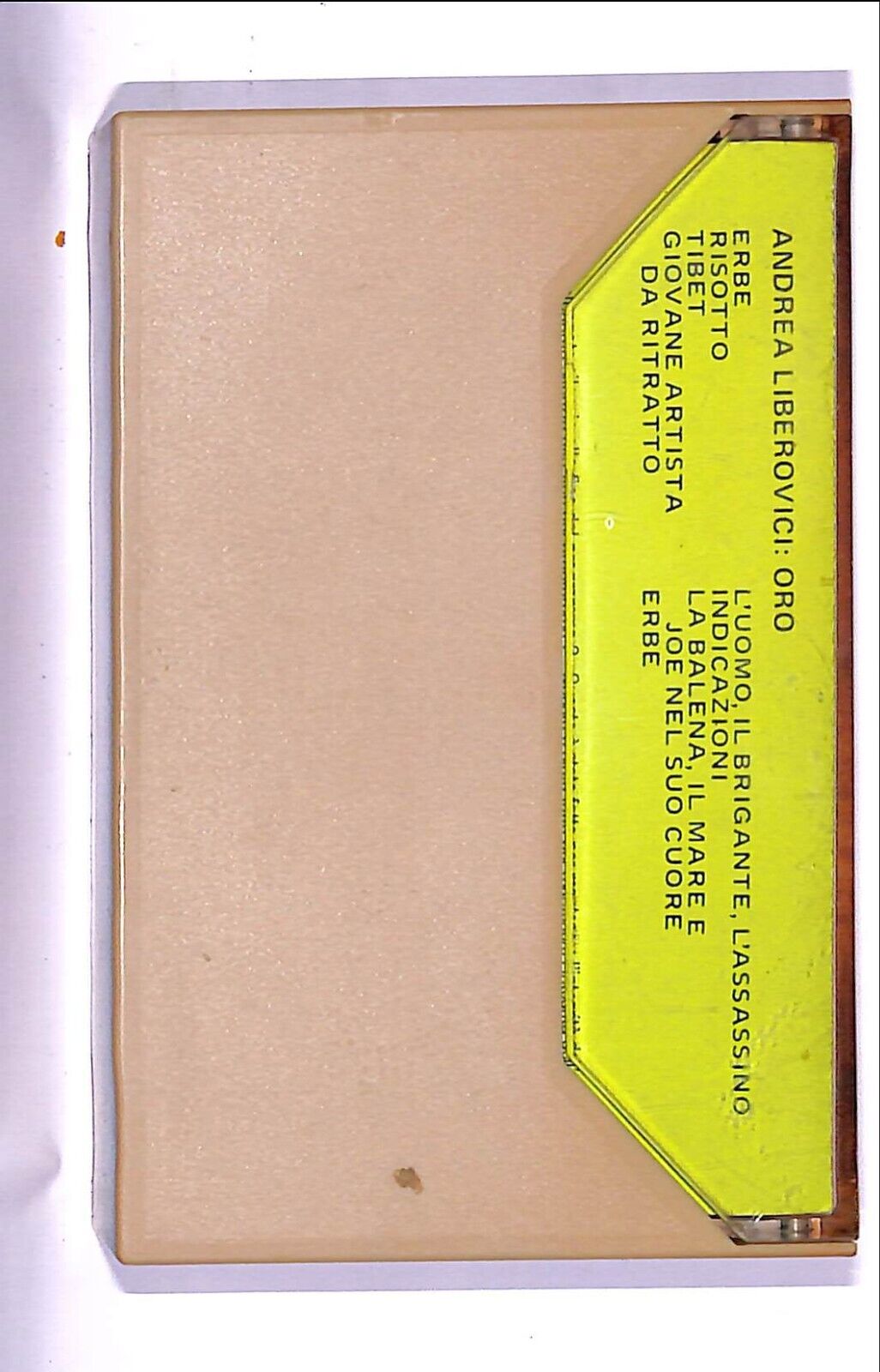 EBOND Andrea Liberovici - Oro Cassetta CA000609